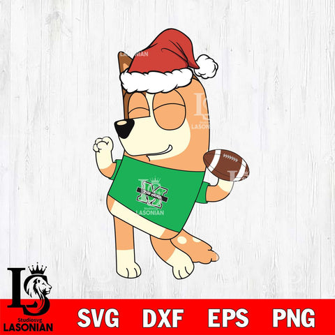 Marshall Thundering Herd Bluey Chilli Christmas Svg Eps Dxf Png File, Digital Download, Instant Download