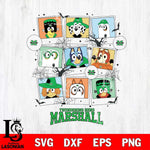Marshall Thundering Herd Bluey Halloween Sport Svg Eps Dxf Png File, Digital Download, Instant Download