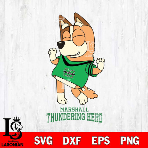 Marshall Thundering Herd Chilli Dance Sport Svg Eps Dxf Png File, Digital Download, Instant Download