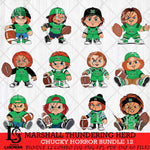 Marshall Thundering Herd Chucky Horror Bundle 12 SVG Eps Dxf Png File, Bundle NCAA svg, Digital Download, Instant Download