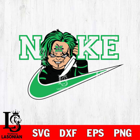 Marshall Thundering Herd Chucky Nike Svg Eps Dxf Png File, Digital Download, Instant Download