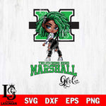 Marshall Thundering Herd Fan Girl Svg Eps Dxf Png File, Digital Download, Instant Download