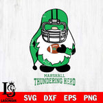 Marshall Thundering Herd Gnomes Christmas Svg Eps Dxf Png File, Digital Download, Instant Download