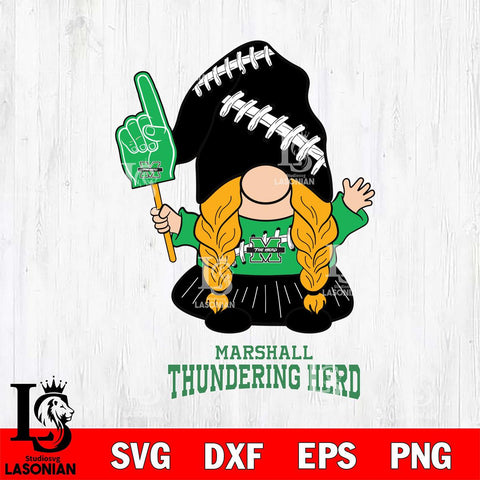 Marshall Thundering Herd Gnomes Fan Svg Eps Dxf Png File, Digital Download, Instant Download