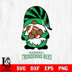 Marshall Thundering Herd Gnomes Football Svg Eps Dxf Png File, Digital Download, Instant Download