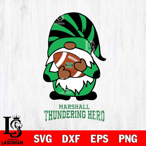Marshall Thundering Herd Gnomes Football Svg Eps Dxf Png File, Digital Download, Instant Download