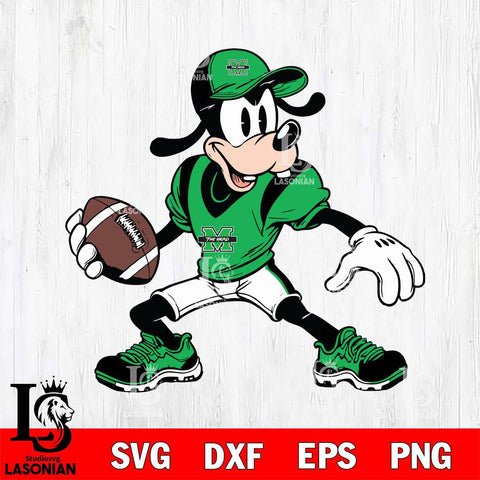 Marshall Thundering Herd Goofy Svg Eps Dxf Png File, NCAA svg, Digital Download, Instant Download