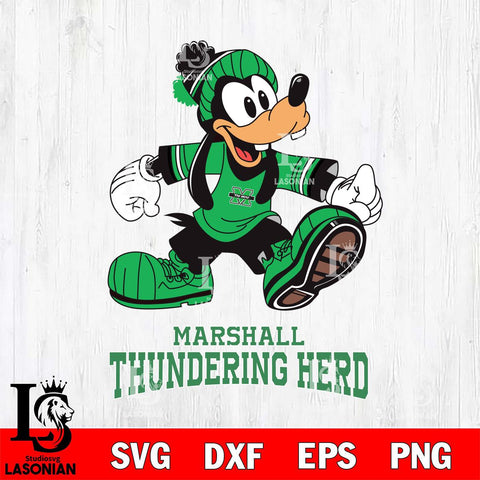Marshall Thundering Herd Goofy Cool Sport SVG DXF EPS PNG FILE,NCAA svg ,Football Digital Download,Instant Download, Silhouette