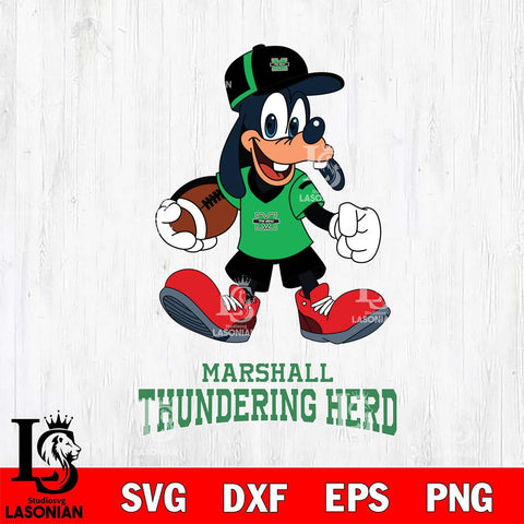 Marshall Thundering Herd Goofy Football Player SVG DXF EPS PNG FILE,NCAA svg ,Football Digital Download,Instant Download, Silhouette