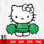 Marshall Thundering Herd Hello Kitty sport 3 Svg Eps Dxf Png File, NCAA svg, Digital Download, Instant Download