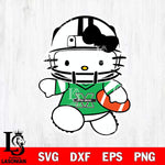 Marshall Thundering Herd Hello Kitty sport 8 Svg Eps Dxf Png File, NCAA svg, Digital Download, Instant Download