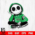 Marshall Thundering Herd Jack Skellington halloween Svg Eps Dxf Png File, NCAA svg, Digital Download, Instant Download