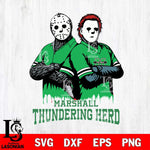 Marshall Thundering Herd Jason Voorhees 8 Svg Eps Dxf Png File, Digital Download