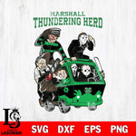 Marshall Thundering Herd Jason Voorhees Horror 10 Svg Eps Dxf Png File, NCAA svg, Digital Download, Instant Download