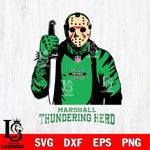 Marshall Thundering Herd Jason Voorhees Horror 3 Svg Eps Dxf Png File, NCAA svg, Digital Download, Instant Download