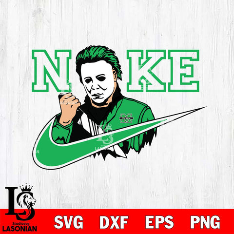 Marshall Thundering Herd Michael Myers Nike Svg Eps Dxf Png File, Digital Download, Instant Download
