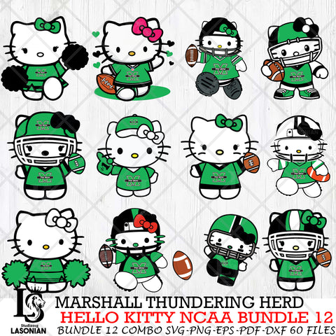 Marshall Thundering Herd NCAA Bundle 12 Svg Eps Dxf Png File, NCAA svg, Digital Download, Instant Download