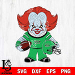 Marshall Thundering Herd Pennywise Horror Sport Svg Eps Dxf Png File, Digital Download