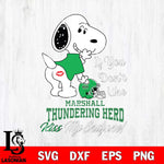 Marshall Thundering Herd Snoopy If you dont like kiss SVG DXF EPS PNG FILE,Snoopy File Cut, NCAA Digital Download,Instant Download,Christmas Silhouette