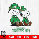 Marshall Thundering Herd Snoopy Sport 6 Svg Eps Dxf Png File, Digital Download
