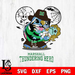 Marshall Thundering Herd Stitch Freddy Krueger Halloween Svg Eps Dxf Png File, Digital Download, Instant Download