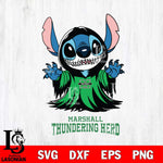 Marshall Thundering Herd Stitch Ghost Svg Eps Dxf Png File, NCAA svg, Digital Download, Instant Download
