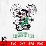 Marshall Thundering Herd Stitch Jigsaws Halloween Svg Eps Dxf Png File, Digital Download, Instant Download