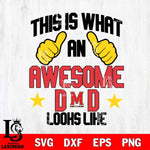 Maryland Terrapins Awesome Dad Looks like Svg Eps Dxf Png File, Digital Download, Instant Download