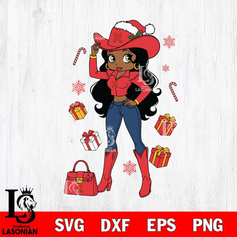 Maryland Terrapins Betty Boop Cowboy File Cut, NCAA SVG DXF EPS PNG PDF File, Digital Download , Criucut , Silhouette