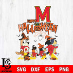 Maryland Terrapins Bluey Halloween Family Svg Eps Dxf Png File, Digital Download, Instant Download