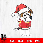 Maryland Terrapins Bluey Jack Christmas Svg Eps Dxf Png File, Digital Download, Instant Download