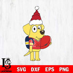 Maryland Terrapins Bluey Lucky Christmas Svg Eps Dxf Png File, Digital Download, Instant Download