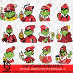 Maryland Terrapins Boujee Grinch NCAA Bundle 12 SVG Eps Dxf Png File, Digital Download, Instant Download