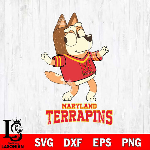 Maryland Terrapins Chilli Dance Svg Eps Dxf Png File, Digital Download, Instant Download