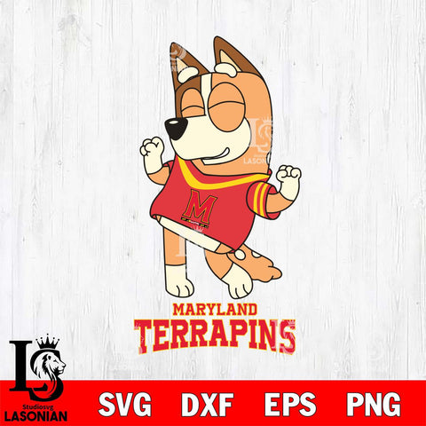 Maryland Terrapins Chilli Dance Sport Svg Eps Dxf Png File, Digital Download, Instant Download