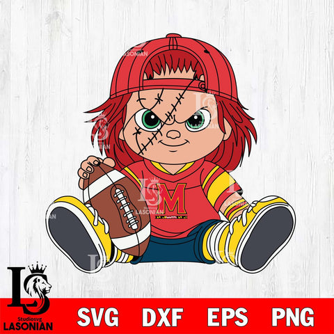 Maryland Terrapins Chucky Horror 11 Svg Eps Dxf Png File, NCAA svg, Digital Download, Instant Download