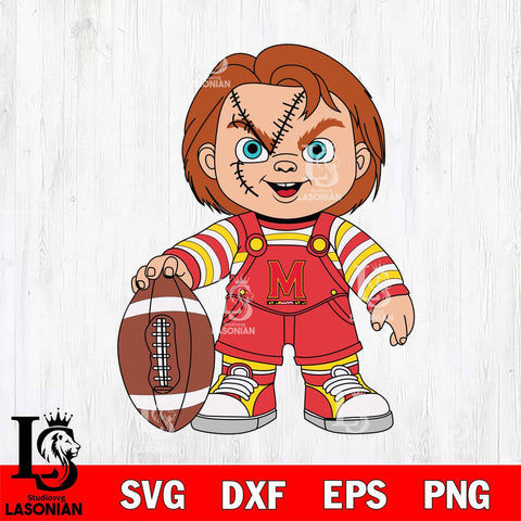 Maryland Terrapins Chucky Horror 7 Svg Eps Dxf Png File, NCAA svg, Digital Download, Instant Download
