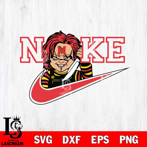 Maryland Terrapins Chucky Nike Svg Eps Dxf Png File, Digital Download, Instant Download