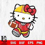 Maryland Terrapins Cute Hello Kitty Football 9 Svg Eps Dxf Png File, NCAA svg, Digital Download, Instant Download