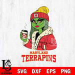 Maryland Terrapins Girls Grinch Bougie Svg Eps Dxf Png File, Digital Download, Instant Download