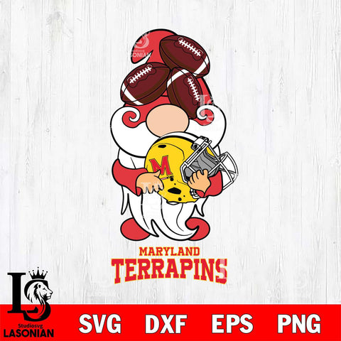 Maryland Terrapins Gnomes Helmet Svg Eps Dxf Png File, Digital Download, Instant Download