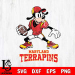 Maryland Terrapins Goofy Disney, Svg Eps Dxf Png File, Digital Download