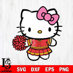 Maryland Terrapins Hello Kitty Cheerleader 8 Svg Eps Dxf Png File, Digital Download, Instant Download
