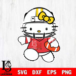 Maryland Terrapins Hello Kitty sport 8 Svg Eps Dxf Png File, NCAA svg, Digital Download, Instant Download