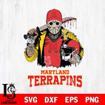 Maryland Terrapins Jason Voorhees 2 Svg Eps Dxf Png File, Digital Download
