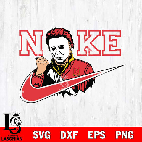 Maryland Terrapins Michael Myers Nike Svg Eps Dxf Png File, Digital Download, Instant Download