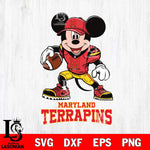 Maryland Terrapins Mikey Mouse Disney, Svg Eps Dxf Png File, Digital Download