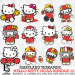 Maryland Terrapins NCAA Bundle 12 Svg Eps Dxf Png File, NCAA svg, Digital Download, Instant Download