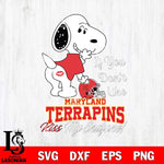 Maryland Terrapins Snoopy If you dont like kiss SVG DXF EPS PNG FILE,Snoopy File Cut, NCAA Digital Download,Instant Download,Christmas Silhouette