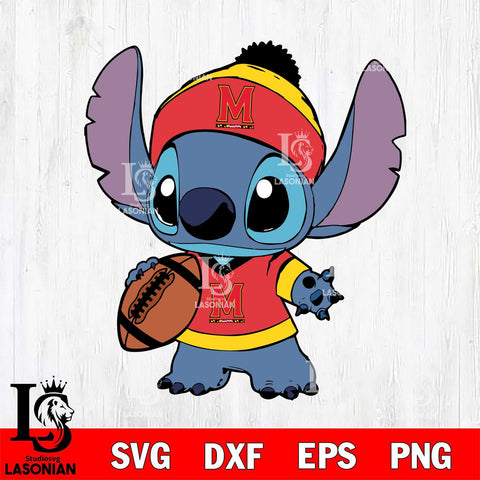 Maryland Terrapins Stitch Svg Eps Dxf Png File, NCAA svg, Digital Download, Instant Download